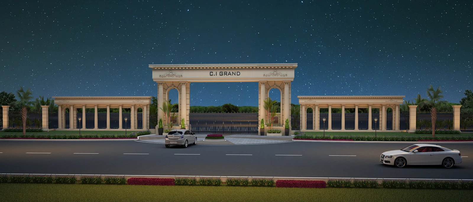 CI Grand entrance architecture